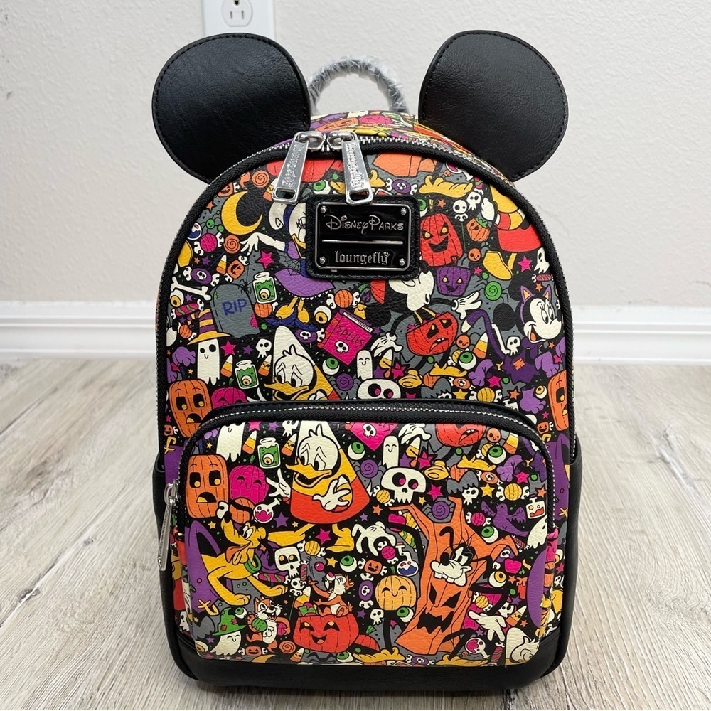 Disney Halloween Loungefly Backpack - Picture 1 of 8